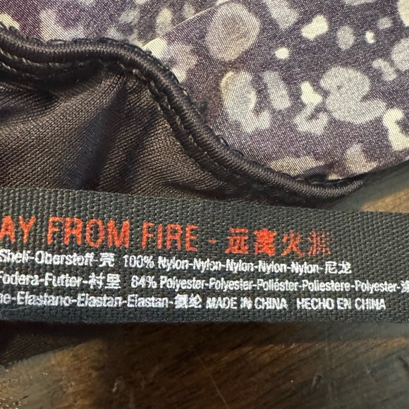 Free People FP Movement The Way Home High Rise Gray Printed Shorts Size S - Picture 7 of 12